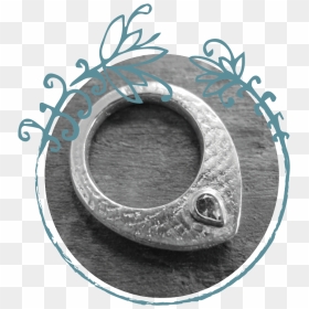 Kaila Fusco Silver Ring - Locket, HD Png Download - silver ring png