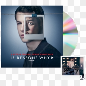 13 Reasons Why Season 2 Official Soundtrack Cd Digital - 13 Reason Why Season 2, HD Png Download - 13 reasons why png