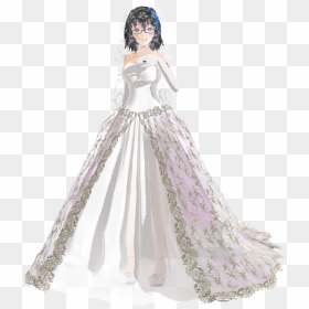 Anime Wedding Dresses Photo - Anime Wedding Dress, HD Png Download - wedding dresses png