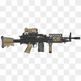 M249 Scar, HD Png Download - lmg png