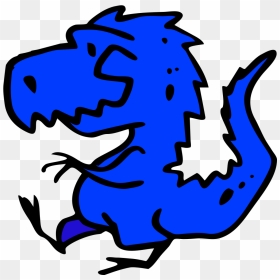 Blue Dinosaur, HD Png Download - dino png