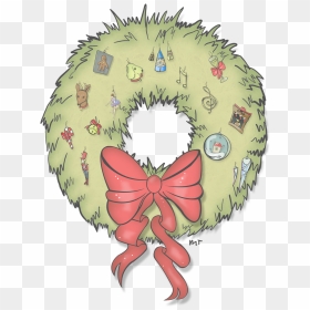 Illustration, HD Png Download - christmas wreath .png