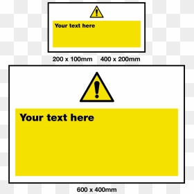 Create Your Own Warning Safety Sign - Create Warning Sign, HD Png Download - prohibition sign png