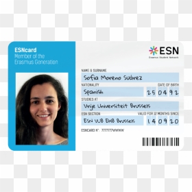 Erasmus Card, HD Png Download - omegle png