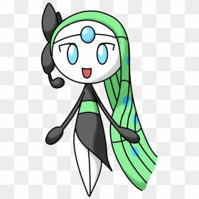 Image - Cartoon, HD Png Download - meloetta png