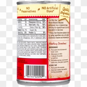 Nutrition Facts Label, HD Png Download - chef boyardee png