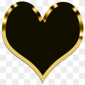 Heart, HD Png Download - golden heart png