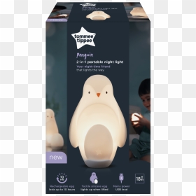 Tommee Tippee Penguin 2-in-1 Portable Night Light, HD Png Download - glowing lights png
