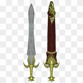 Elven Sword Elder Scrolls, HD Png Download - greatsword png