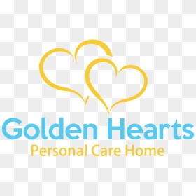 Golden Hearts Personal Care Home - Heart, HD Png Download - golden heart png