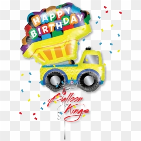 Happy Birthday Truck - Happy Birthday Garbage Truck, HD Png Download - pineapple .png