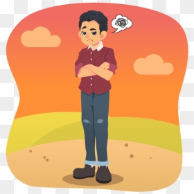 Grumpy Disappointed Man Standing Outside - Disappointed Cartoon, HD Png Download - disappointed png
