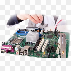 Computer Motherboard Repair, HD Png Download - computer chip png