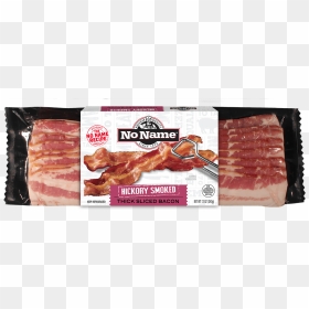 No Name® Natural Hickory Smoked Thick Sliced Bacon - Crispy Fried Chicken, HD Png Download - bacon.png