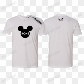 Disney Ears State Home T Shirt, Customizable Options - Active Shirt, HD Png Download - disney ears png
