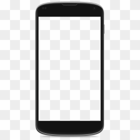 Iphone Black Mobile Frame Png, Transparent Png - cell phone.png