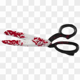 Bloody Scissors Halloween Prop Clipart , Png Download - Bloody Scissors, Transparent Png - bloody chainsaw png