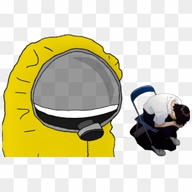 Helmet Personal Protective Equipment Yellow - Cartoon, HD Png Download - shinji png