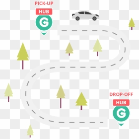 Gocar One-way Trip - Kia Motors, HD Png Download - one way sign png
