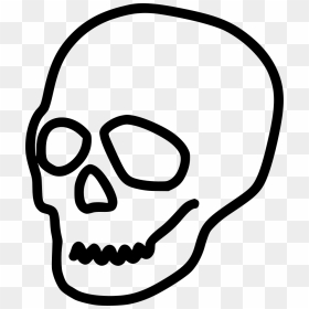 Skull Death Halloween Poison - Skull, HD Png Download - halloween skeleton png