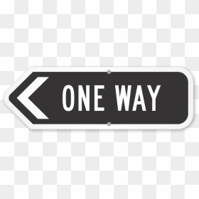 Sign, HD Png Download - one way sign png