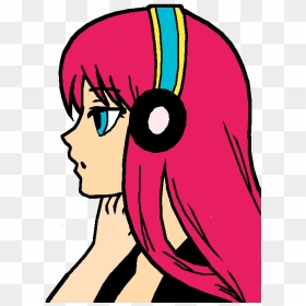 Kawaii Chan , Png Download - Girl Who Loves Music, Transparent Png - meh png