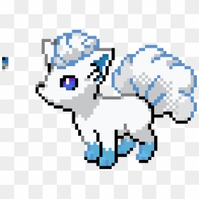 Pixel Art Pokemon Vulpix, HD Png Download - alolan vulpix png