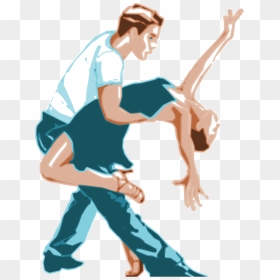 Dancers In Two-tone Color Clip Arts - Salsa Dancing Gif Png, Transparent Png - dance gif png
