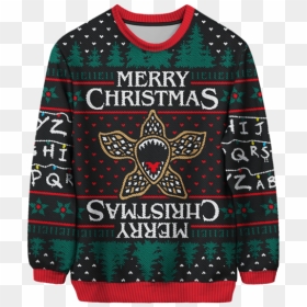 Christmas Sweater Stranger Things, HD Png Download - christmas sweater pattern png