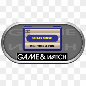 Transparent Game Logo Png - Game & Watch Collection, Png Download - png game