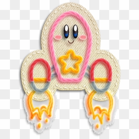 Kirby Epic Yarn Rocket, HD Png Download - kirby star png