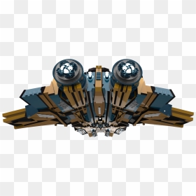 Yellow-blue Cinematic Lighting, Back Low Masked, HD Png Download - spaceships png