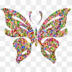 Iridescent Chromatic Butterfly Clip Arts - Real Butterfly Png Background, Transparent Png - butterfly .png