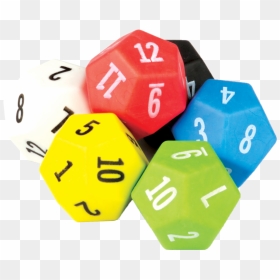 Tcr20806 12 Sided Dice 6-pack Image - 12 Sided Dice Png, Transparent Png - dnd dice png