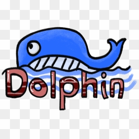Dolphin Hand Painted Stick Figure Fresh Png And Psd - Cartoon, Transparent Png - fresh png