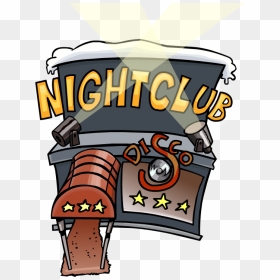 Club Penguin , Png Download - Club Penguin Nightclub Outside, Transparent Png - outside png