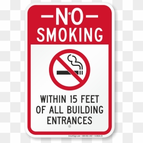 No Smoking Within 25 Feet, HD Png Download - prohibition sign png