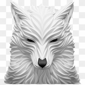 Gray Art Digital Illustration Computer Wolf Graphics - Shkret Maxim, HD Png Download - wolf art png