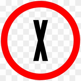No Straight Ahead Sign, HD Png Download - x files logo png