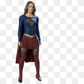 Flash Grant Gustin Transparent, HD Png Download - super girl png