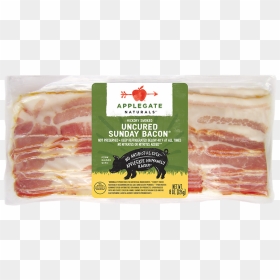 Middlebury Food Co-op - Applegate Naturals Uncured Sunday Bacon, HD Png Download - bacon.png