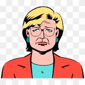 Vector Illustration Of Businesswoman Looks Disappointed - Capital, HD Png Download - disappointed png
