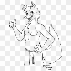 Transparent Wolf Drawing Png - Line Art, Png Download - wolf art png