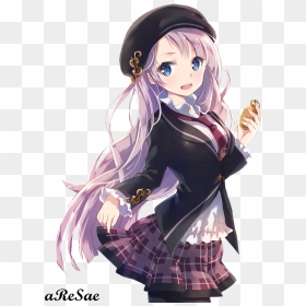 Anime School Girl Render , Png Download - Anime Girl Render Png, Transparent Png - school girl png