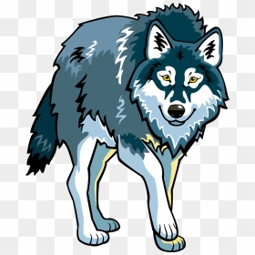Clip Art Royalty Free Stock Gray Wolf Coyote Clip Art - Transparent Background Wolf Cartoon Png, Png Download - wolf art png