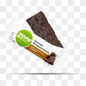 Zoneperfect Dark Chocolate Almond Protein Bars, HD Png Download - chocolate.png