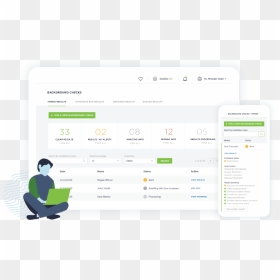 Goodhire Background Checks Dashboard For Desktop And - Goodhire Background Check Results, HD Png Download - png images for website background