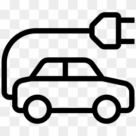 Electric Vehicle Icon - Drawing Of A Minivan, HD Png Download - vehicle icon png