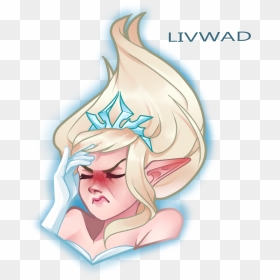 Equally Frustrated, Equally Disappointed - League Of Legends Janna Emotes, HD Png Download - disappointed png