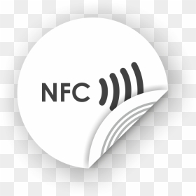Picture Of Nfc Sticker 50mm With Text,, HD Png Download - nfc logo png